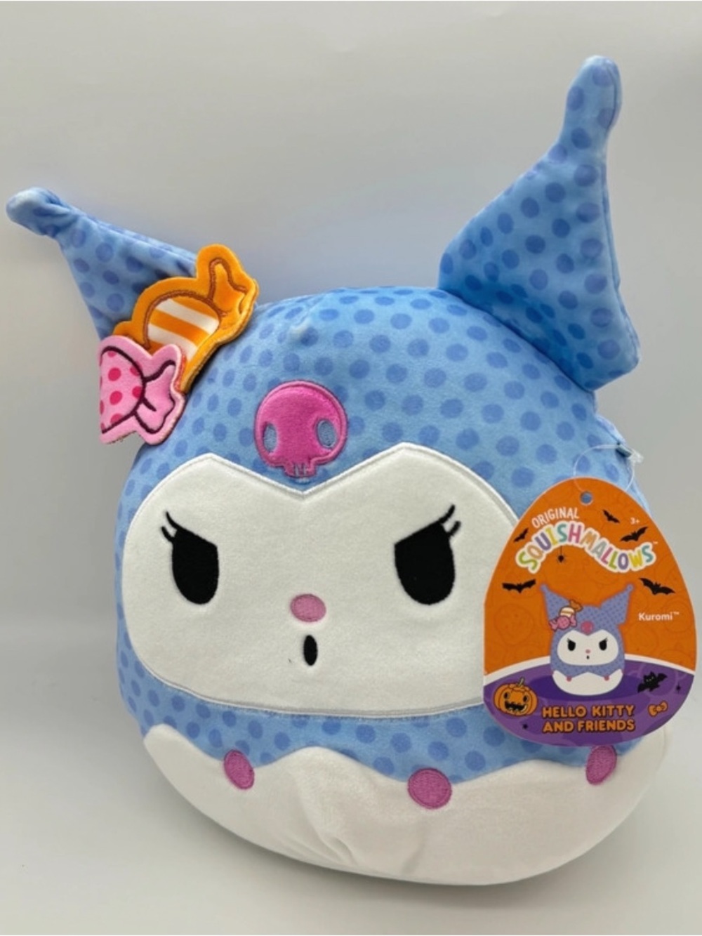 Squishmallows Sanrio Kuromi Witch Halloween Plush 8" NWT 2025